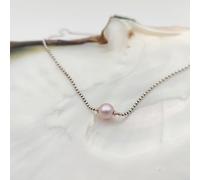 Collier rondo perle rose