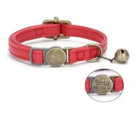 Collier(Rouge,19 * 30CM（Peut Graver des Polices）)