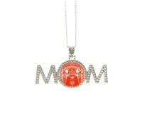 Collier rouge d'opéra de Pékin découpé en papier pour la fête des mères - Cadeau d'anniversaire pour maman, grand-mère, M