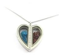 Collier Ru patite bleu neon brut Bleu G