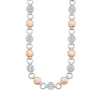 Collier - S.OLIVER - 45 cm - Acier inoxydable - Cristaux blancs - Réglable 42+3 cm