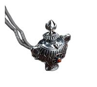 Collier S925 en Argent Pour Femme Bouteille à Tabac Gravure Créative Élégant Classique Personnalité Unique Cadeau Unisex, LJBLEUSK