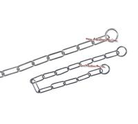 Collier Sanitaire Chromé Mailles Longues 68 Cm 4 Mm