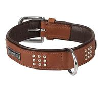 Collier Sedona Cuir + FERRURES Brun M/L 39-45CM 37MM