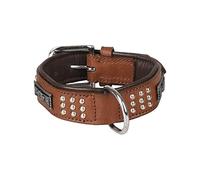 Collier Sedona Cuir + FERRURES Brun S 26-31CM 33MM
