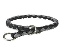 Collier Semi-Étrangleur - Trixie - 143720 - Design Moderne - Robuste - Noir/Gris Graphite