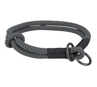 Collier Semi-Étrangleur - Trixie - Soft Rope - Noir - Moyen - Réducteur De Traction Réglable