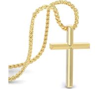 Collier SERASAR Premium Homme [Trust] | Acier inoxydable | Couleur : Or | Longueur : 60 cm