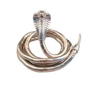 Collier serpent flexible réglable punk ras du cou flexible pliable multicouche en métal