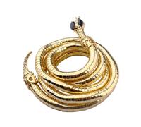 Collier serpent pliable réglable punk ras du cou flexible multicouche en métal collier serpent flexible pliable colliers en alliage multicouche métal