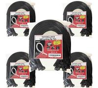 Collier Serrage Plastique 450mm x 9mm, 350 pièces Colliers Rilsan Noir Long, Serre Cable Plastique Grand, Attaches de Cable Nylon