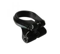 COLLIER SERRAGE TIGE DE SELLE AVEC FIXATION PORTE BAGAGE ALU NOIR DIAM 31,8mm
