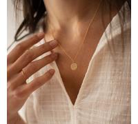 Collier signe astro doré - scorpion