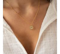 Collier signe astro doré - verseau