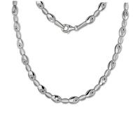 Collier Silberdream 44,5cm Collier Blanc Paillettes Zircone Argent Sdk444w