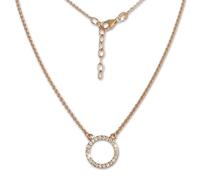 Collier Silberdream Bijoux En Or Rose Blanc 46cm Argent 925 Plaqué Or Sdk28642e
