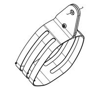Collier silencieux AKRAPOVIC P-MCTW9 HONDA