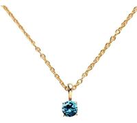 Collier Silver Birthstone Birth Stone Four Griffe-glaw Pravicle chaîne Guardian Choker Jewelry Gift for Women Birthday Christmas Saint Valentin