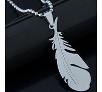 Collier Simple Feather - Argent KP34158