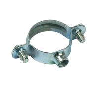 SOMATHERM FOR YOU, Collier de fixation simple en acier nickelé pour tube Ø20 mm - Boîte de 100 pièces - Solution économique pour la fixation de tubes rigides - Couleur argent