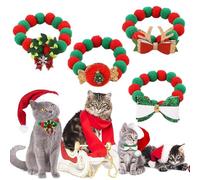 Collier souple en peluche pour chien - Accessoire de décoration - Bichon - Bouledogue caniche - Collier samoyède - Shiba Corgi C8F6