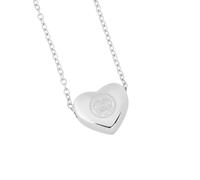 Collier sous licence officielle Celtic FC Heart Crest Chaîne en acier inoxydable Cadeau pour femme