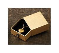 Collier cœur de verre et feuilles d'Or St. Leonhard