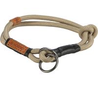 Collier Stoppeur BE NORDIC 45 cm/ø 8 mm sable/noir