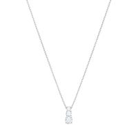 Swarovski Pendentif Attract Trilogy, Taille ronde, Blanc, Métal rhodié
