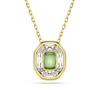 Collier - Swarovski - Chroma - Métal doré - Cristal vert - Ajustable 40-45 cm