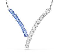 Collier - Swarovski - Collier Swarovski Matrix bleu - Couleur de la matière:Blanc Taille/Longueur:45 cm - Blanc