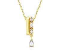 Collier - Swarovski - Dextera doré - Couleur Jaune - Longueur 38-43 cm - Plaqué or