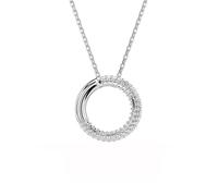 Collier - SWAROVSKI - Dextera - Métal rhodié - Cristaux incolores - Longueur 57 cm