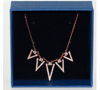 Collier Swarovski Funk 40Cm Blanc, Rosé Doré Neuf 149€