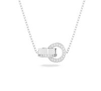 Collier - SWAROVSKI - Hollow - Métal rhodié - Cristaux incolores - Blanc