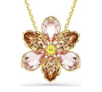 Collier - SWAROVSKI - Idyllia - Pendentif et broche - Longueur ajustable 65-75 cm - Jaune