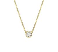 Collier - SWAROVSKI - Imber doré - Métal rhodié doré - Longueur 45 cm - Cristal blanc