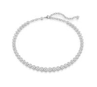 Collier - SWAROVSKI - Imber Tennis - Métal rhodié - Longueur réglable 38/45 cm - Cristal blanc