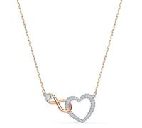 Collier Swarovski Infinity pour femme en métal mixte avec cœur 5518865 - Rose