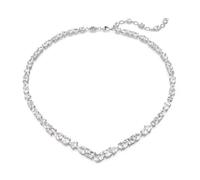 Collier - Swarovski - Mesmera en V - Zirconia incolore - Métal rhodié - Blanc