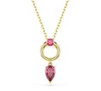 Collier - SWAROVSKI - Mesmera - Métal rhodié doré - Zirconia rouge - 45 cm