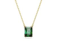 Swarovski Pendentif Matrix, Taille rectangulaire, Vert, Placage de ton or