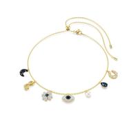 Collier - SWAROVSKI - Ras-de-cou Symbolica - Jaune - Longueur ajustable 42-52 cm - Cristaux scintillants