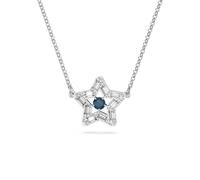 Collier - SWAROVSKI - Stella - Cristaux blancs - Cristal bleu - Métal rhodié