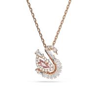 Collier - SWAROVSKI - Swan rosé - Métal rhodié - 45 cm - Oxyde de zirconium