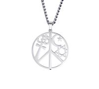 Collier symbole de paix avec symbole de l'harmonie et de la coexistence en forme d'étoile de David