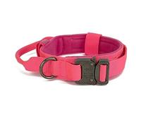 Collier tactique militaire pour chien avec poignée de contrôle - Collier réglable en nylon pour la marche, le camping, la chasse - Collier de dressage pour chiens de taille moyenne et grande - Berger