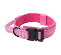 Collier Tactique Militaire Réglable en Nylon pour Chiens De Berger, Labradors Et Bouledogues, Collier D'entraînement pour Chien en Plein Air, Chasse, Camping,Un,L