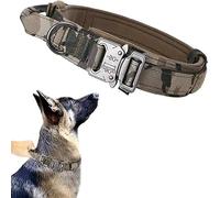 Collier tactique militaire réglable pour animal de compagnie, pour le camping, le dressage et la chasse, pour chiens de taille moyenne et grande taille, berger allemand, labrador multicolore, C, XL