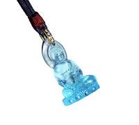 Collier talisman, Pendentif Feng Shui, Collier de richesse Feng Shui Collier de Bouddha en cristal de verre bleu Collier pendentif Feng Shui Lucky Fortune Collier en corde tissée à la main Collier pen